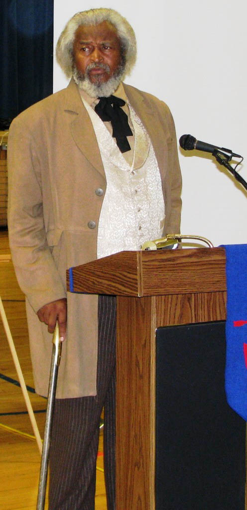 Michael Crutcher Sr as Frederick Douglass in 2013